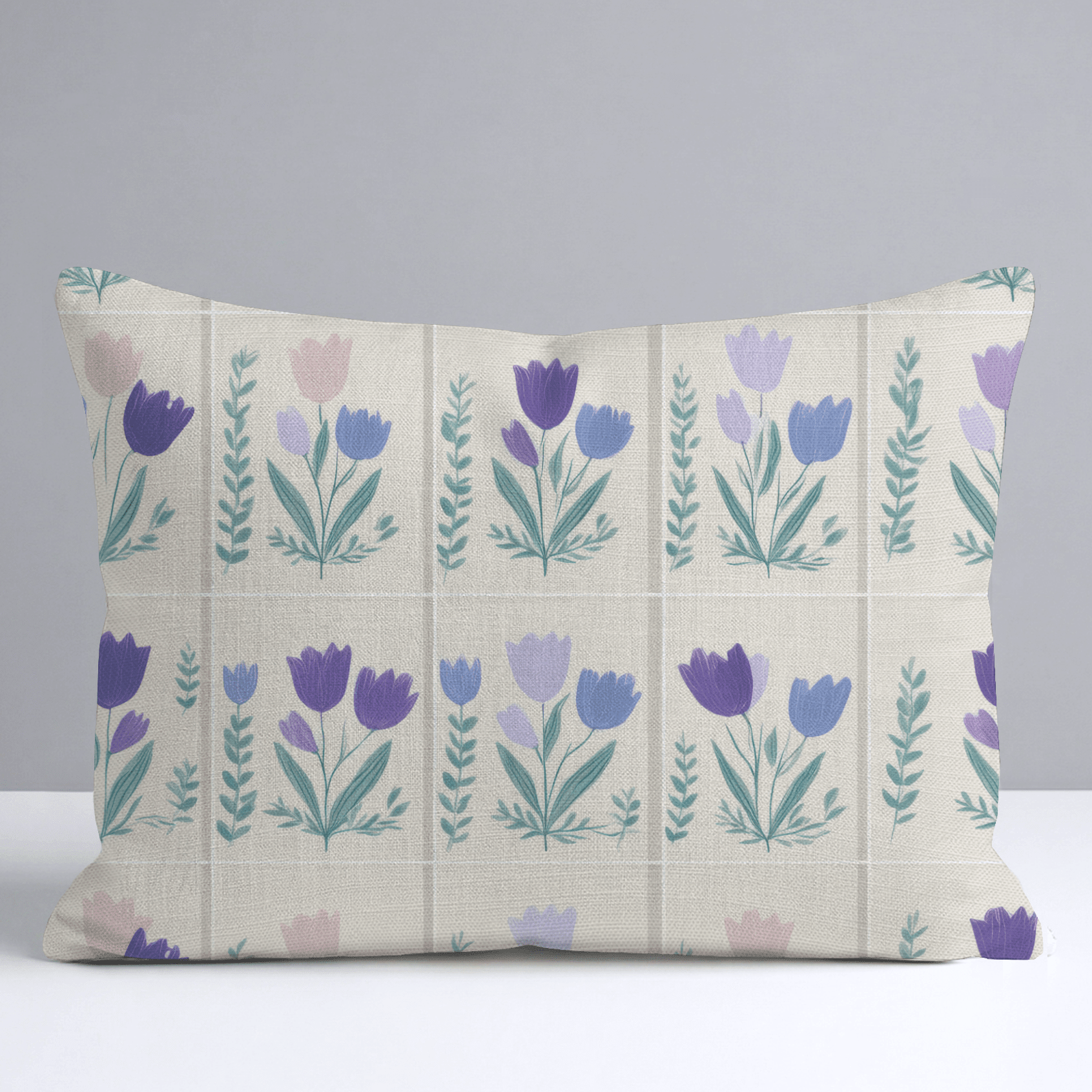 Garden Panel Throw Pillow - Benton Lane Home - Lemon Park