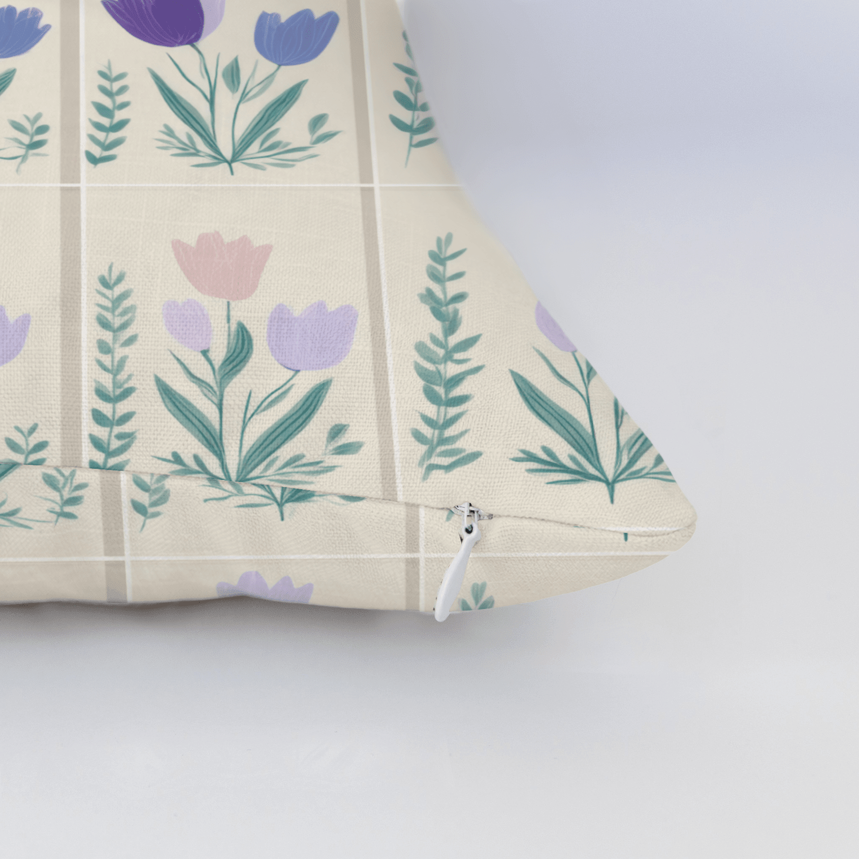 Garden Panel Throw Pillow - Benton Lane Home - Lemon Park