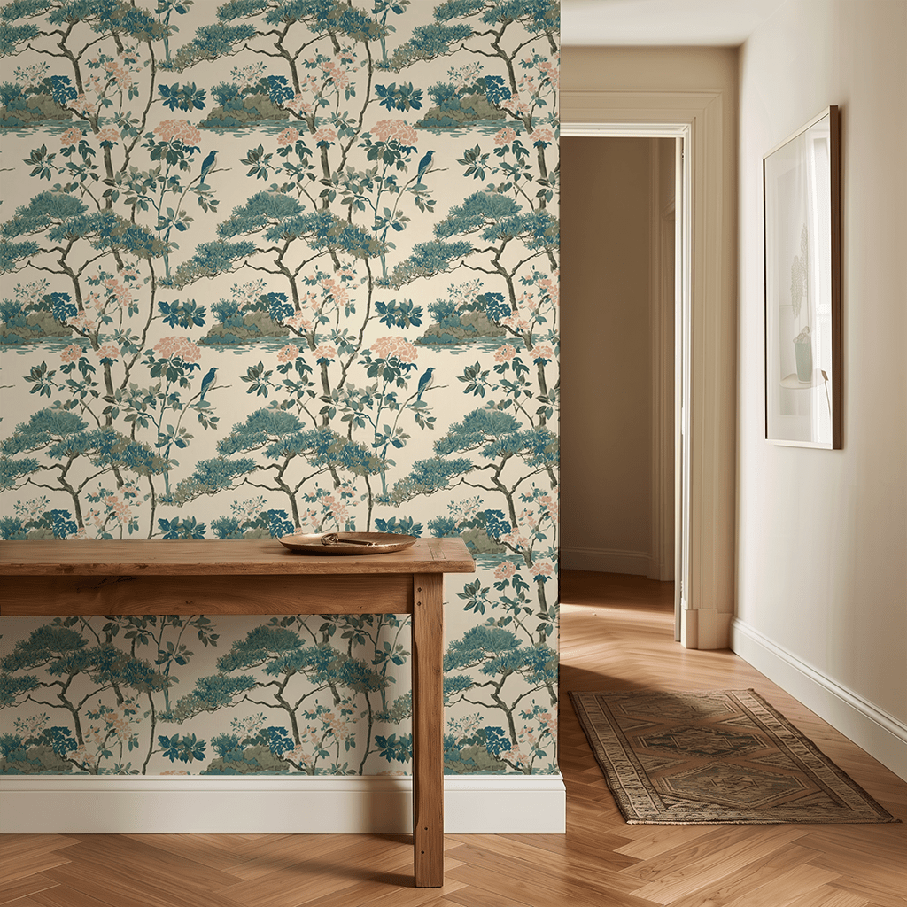 Garden Pavillion Wallpaper - Benton Lane Home - Benton Lane