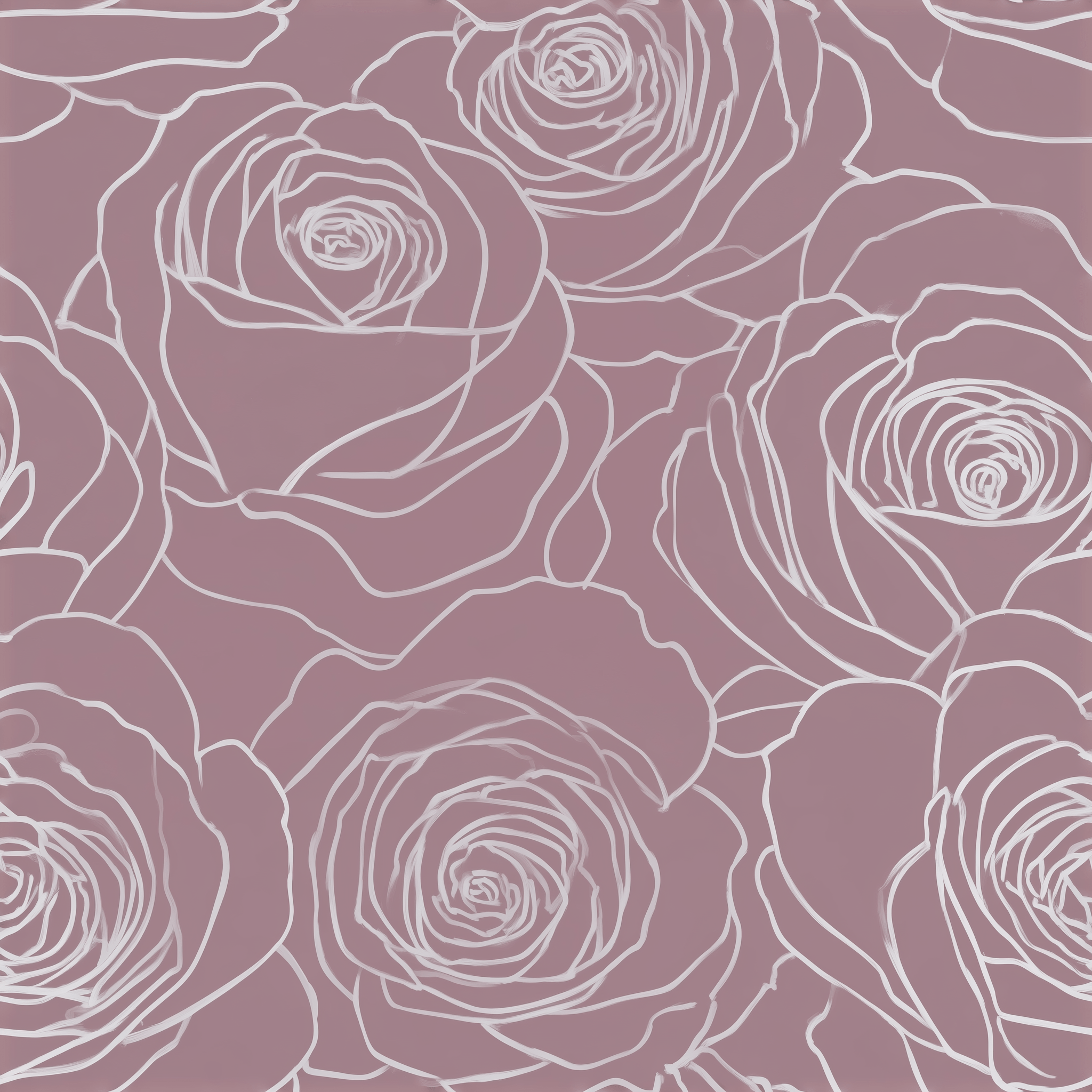 Garden Sketch Wallpaper - Benton Lane Home - Painted Paper