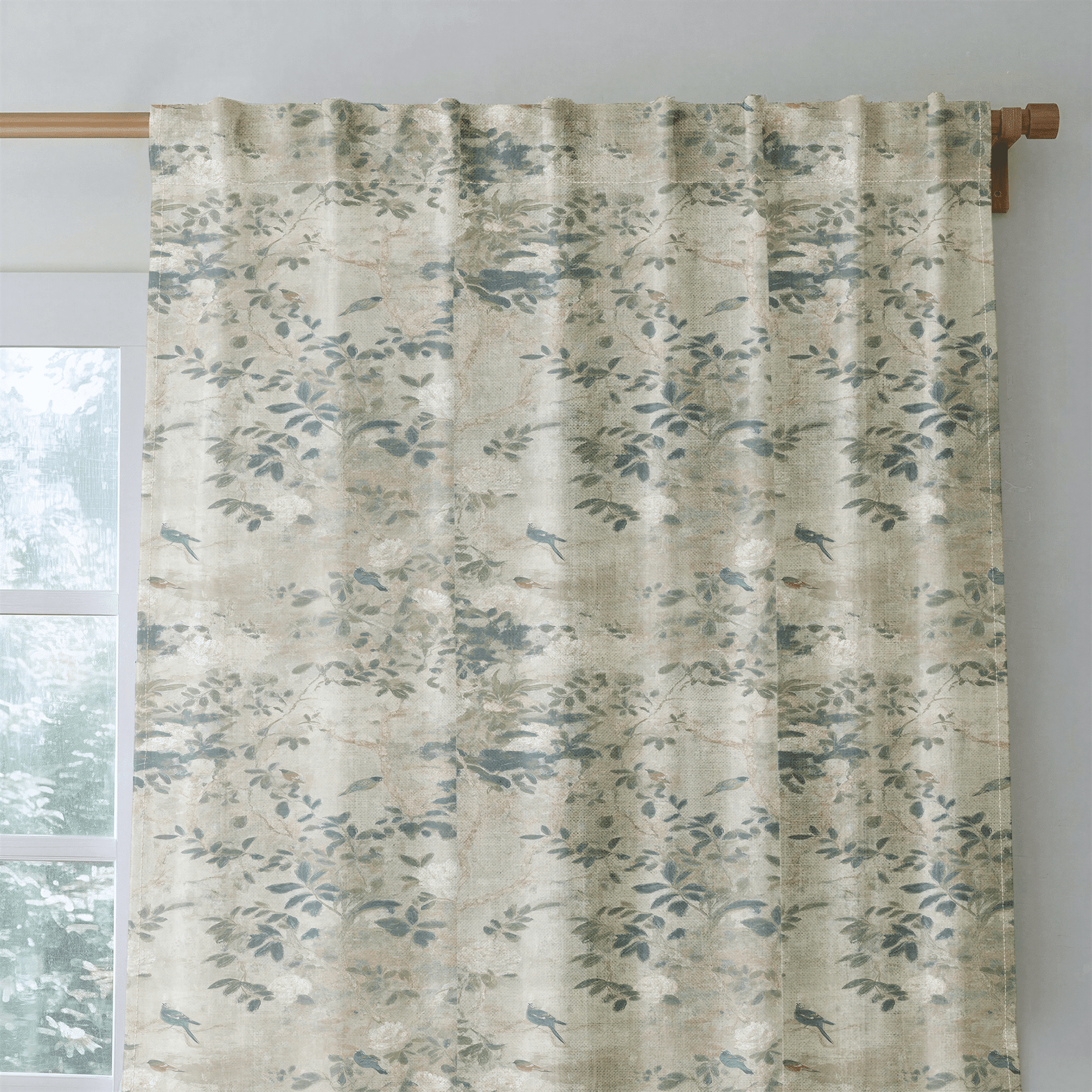 Garden Study - Drapery - Benton Lane Home - Lemon Park