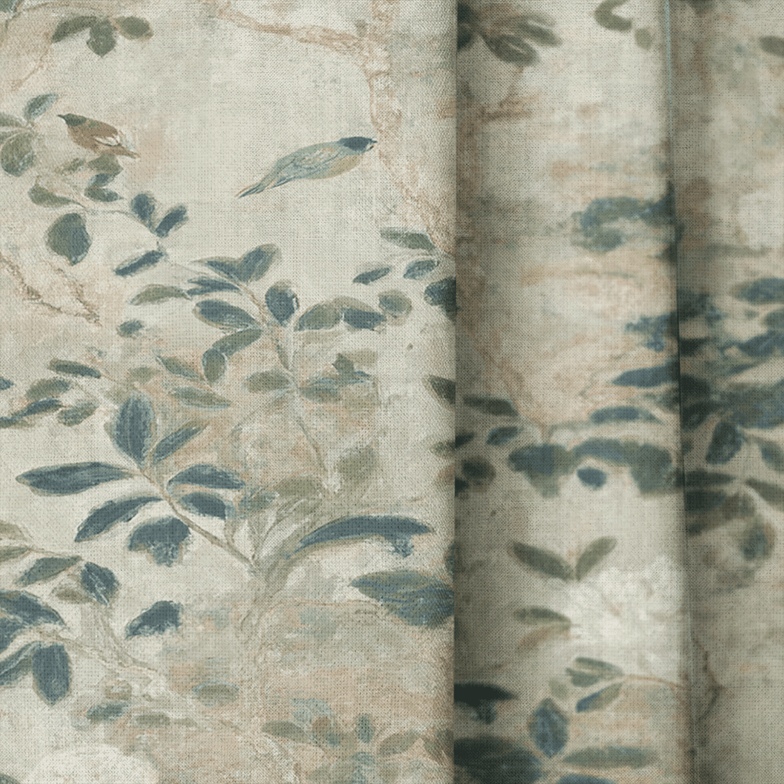 Garden Study - Drapery - Benton Lane Home - Lemon Park