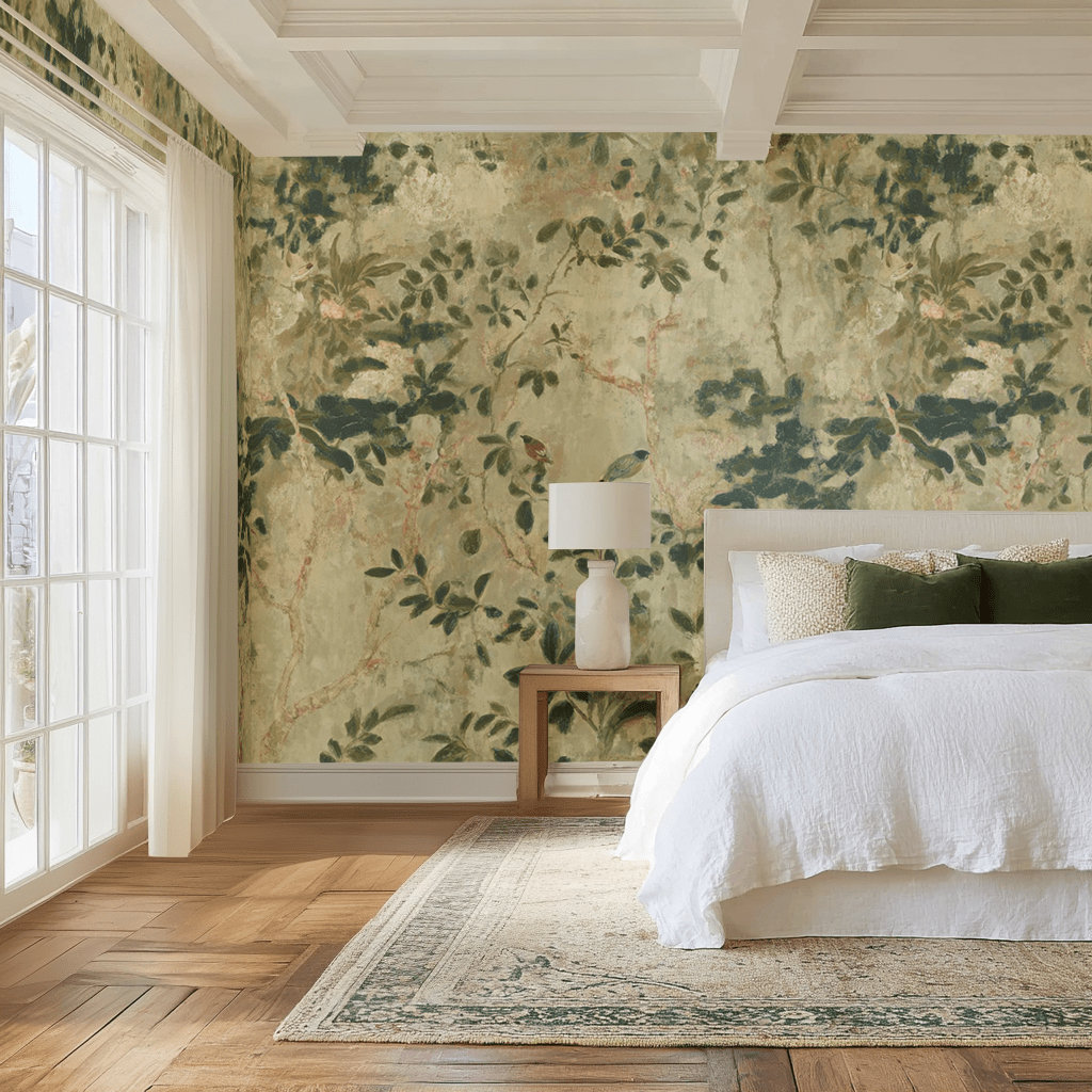 Garden Study - Wall Mural - Benton Lane Home - Lemon Park