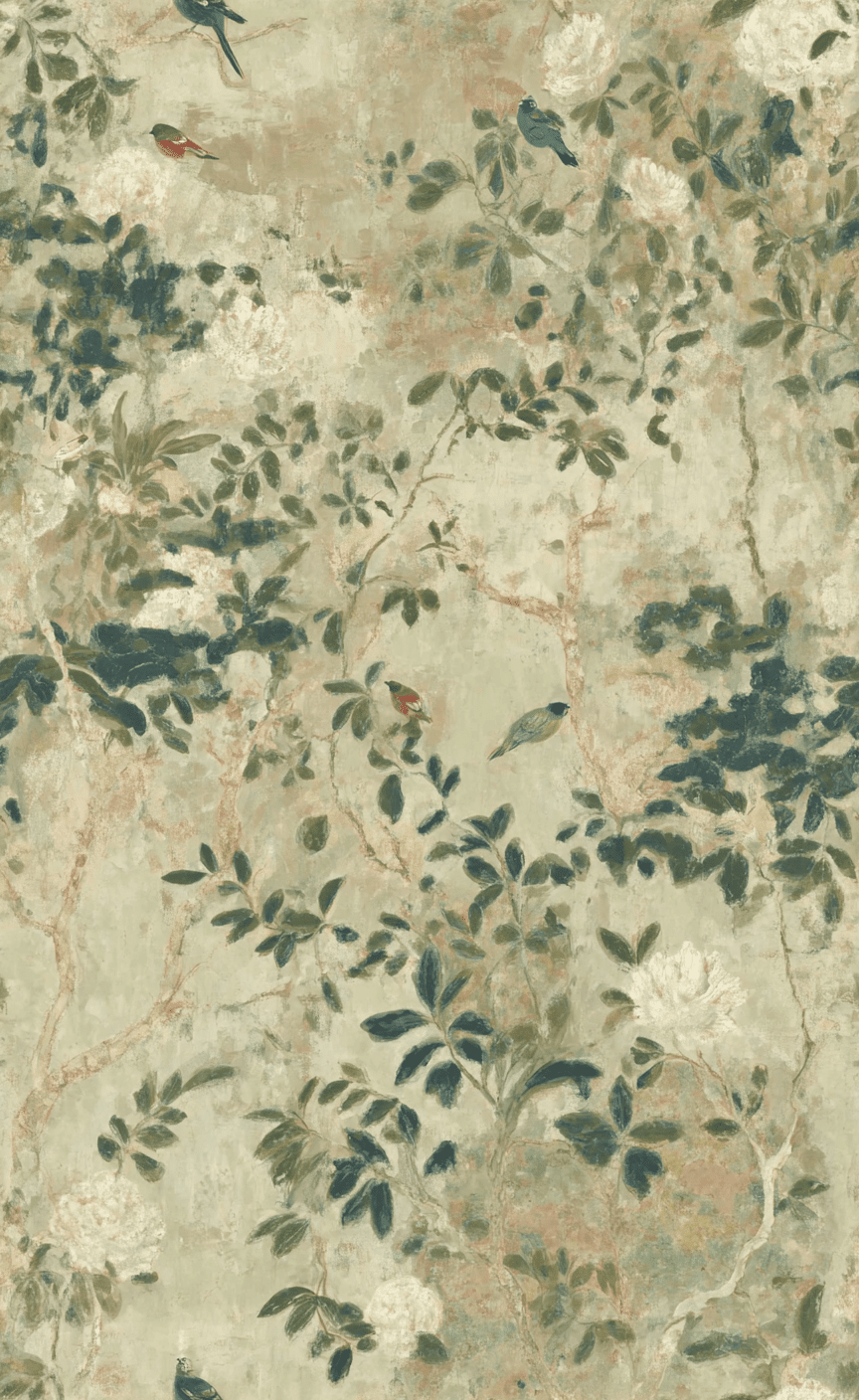 Garden Study - Wall Mural - Benton Lane Home - Lemon Park