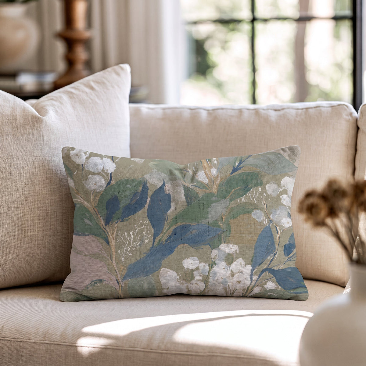 Garden Walk Throw Pillow throw pillow - Hillcroft Home