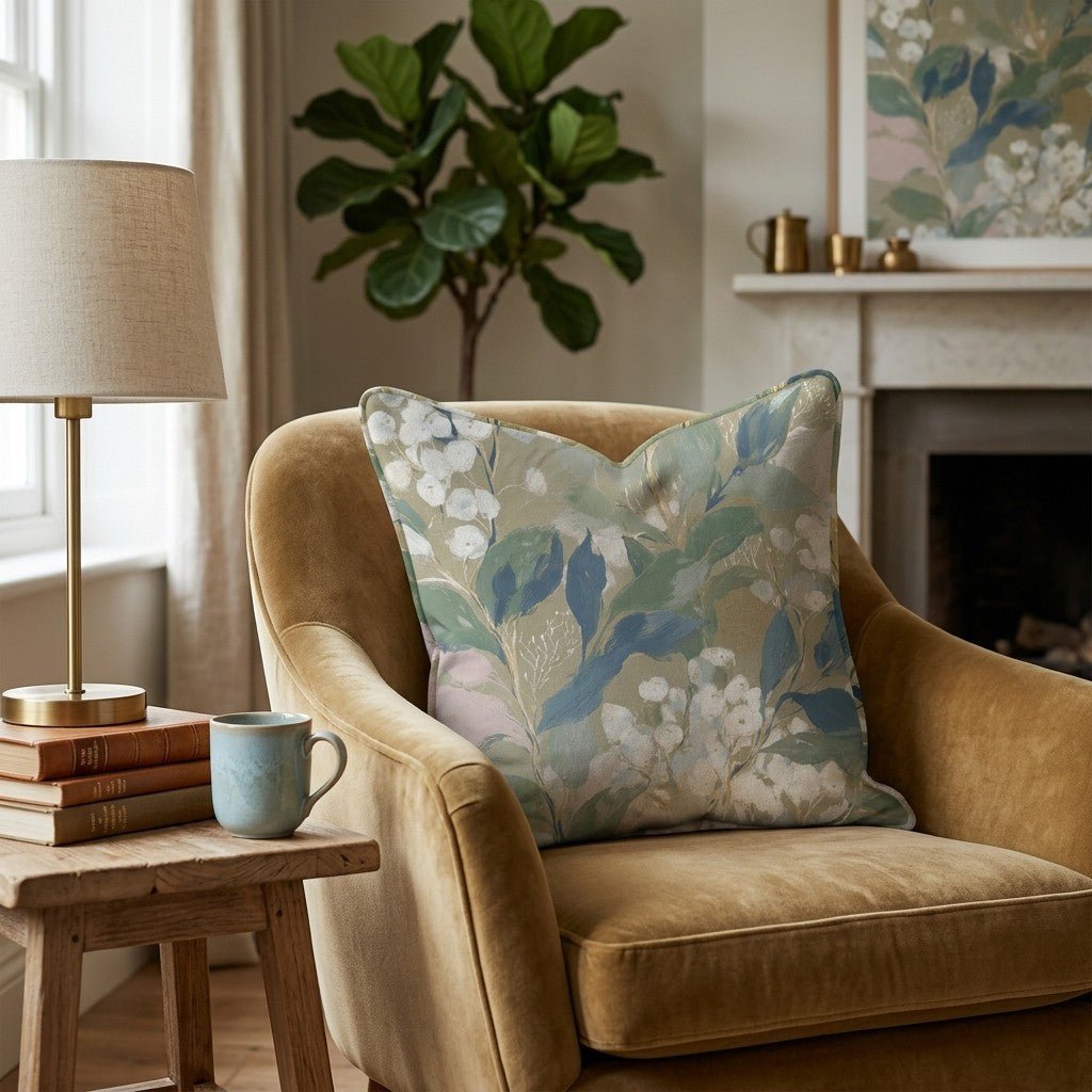 Garden Walk Throw Pillow - Benton Lane Home - Hillcroft Home