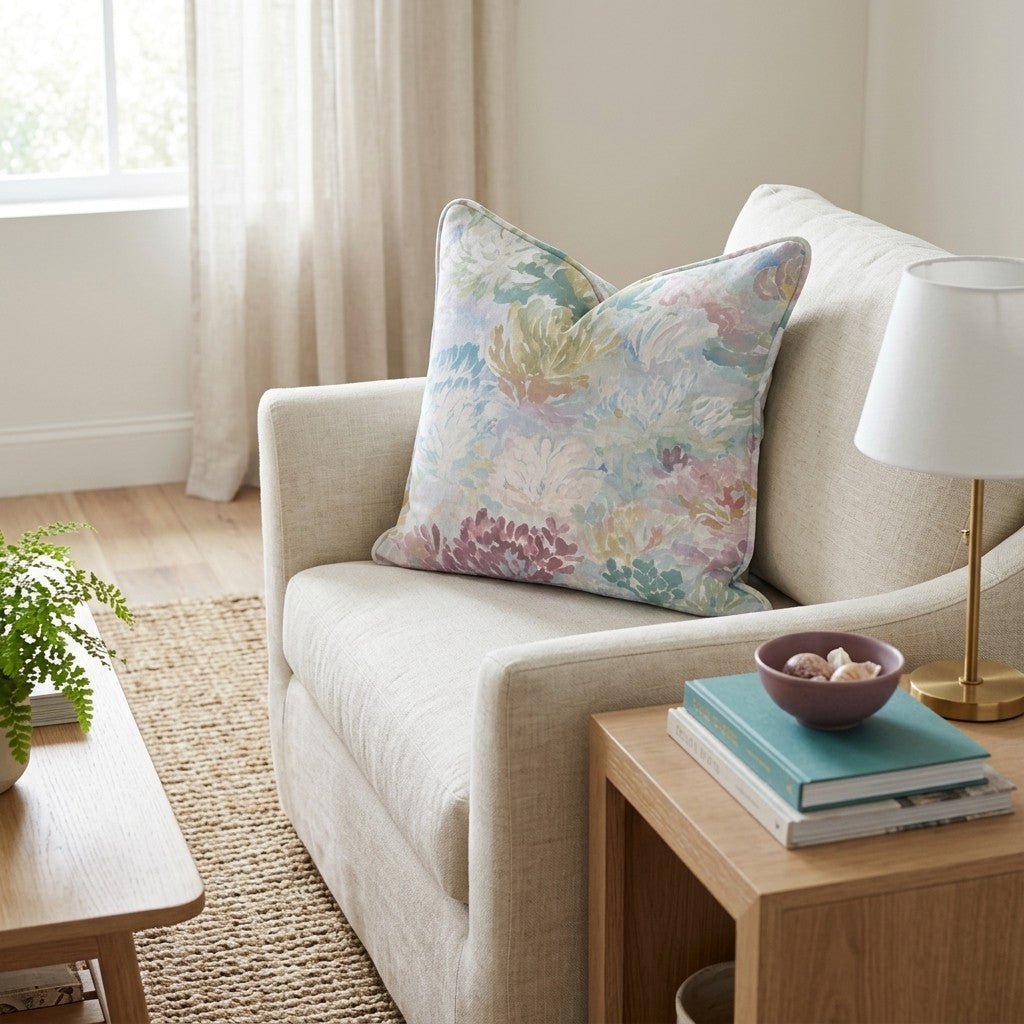 Garden Whisper Throw Pillow - Benton Lane Home - Hillcroft Home
