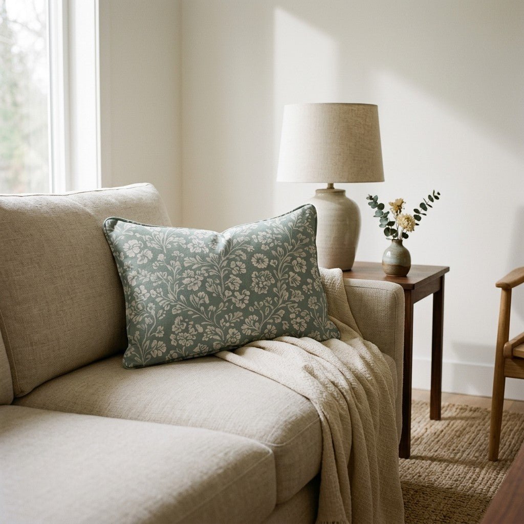 Garden Whispers Throw Pillow - Benton Lane Home - Lemon Park