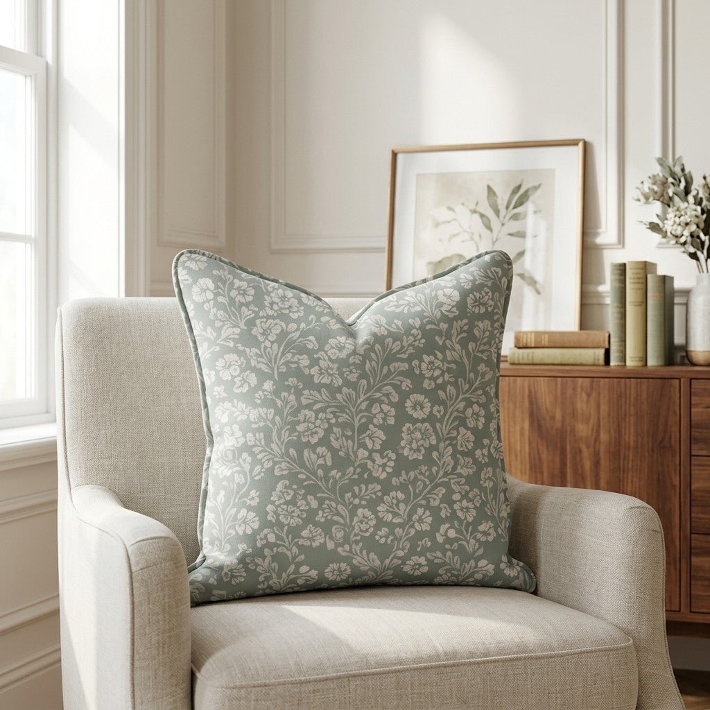 Garden Whispers Throw Pillow - Benton Lane Home - Lemon Park