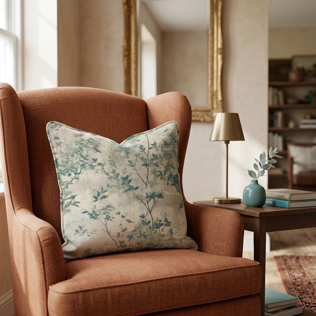 Gardener's Cottage Throw Pillow - Benton Lane Home - Hillcroft Home