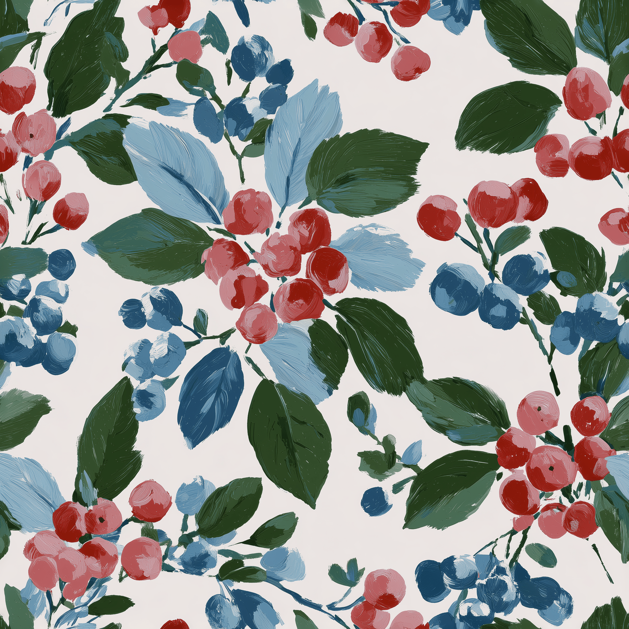 Garland Orchard Wallpaper - Benton Lane Home - Painted Paper