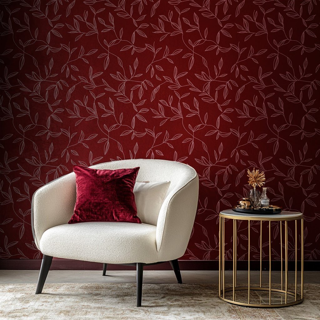 Garnet Whispers - Benton Lane Home - Painted Paper