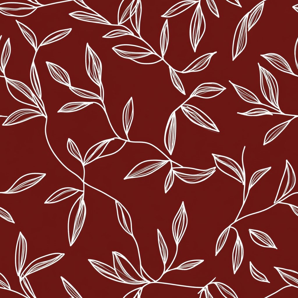 Garnet Whispers - Painted Paper