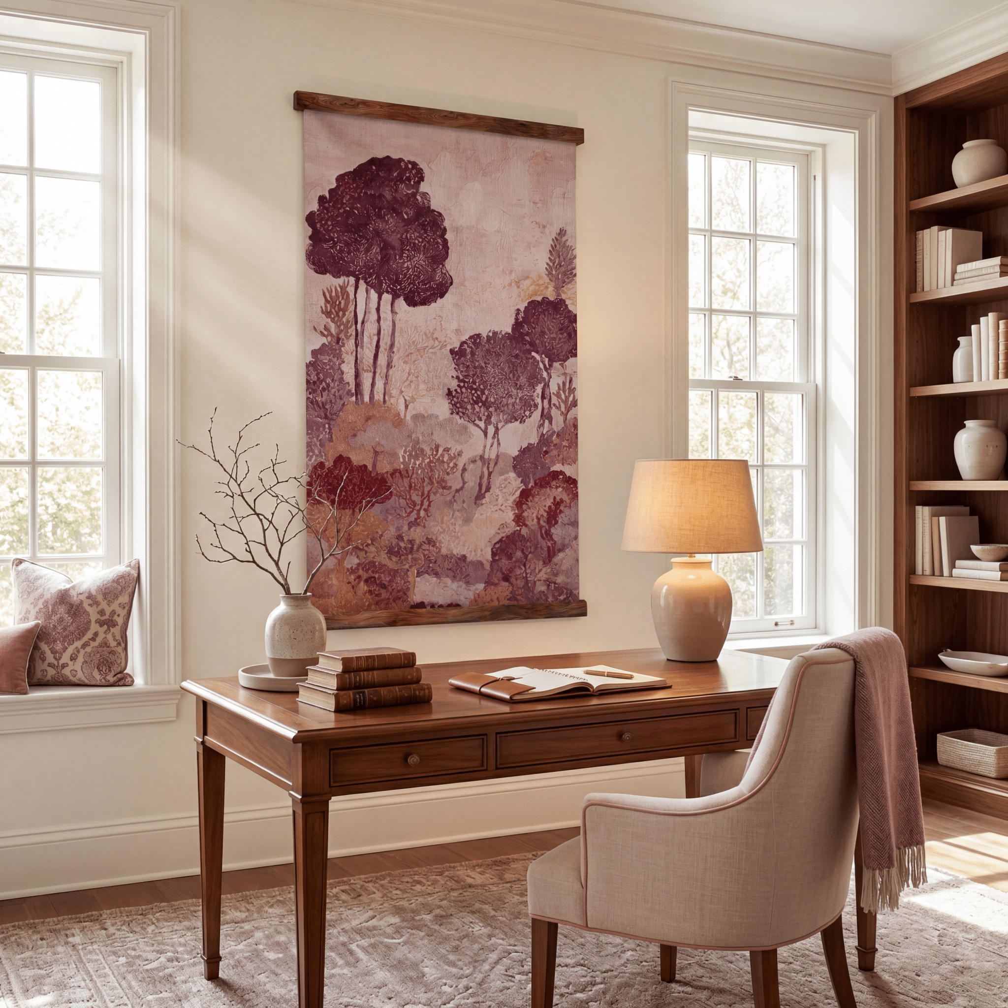Gathered Grove (Pink) - Tapestry - Benton Lane Home - Lemon Park
