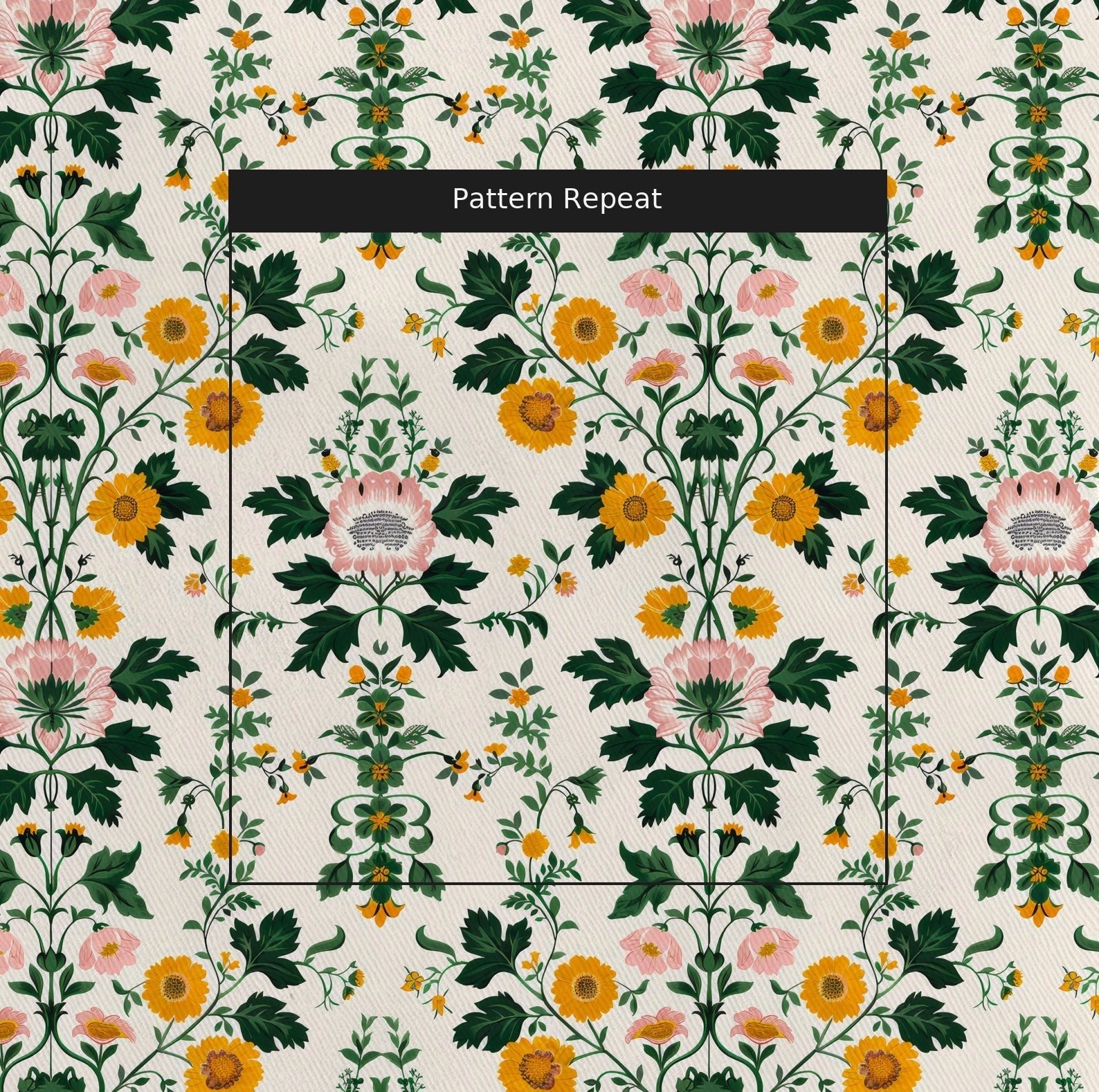 Genevieve's Greenhouse - Fabric - Lemon Park