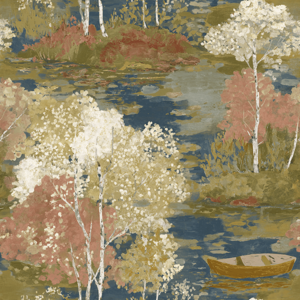 Gentle Country Wallpaper - Benton Lane Home - Lemon Park