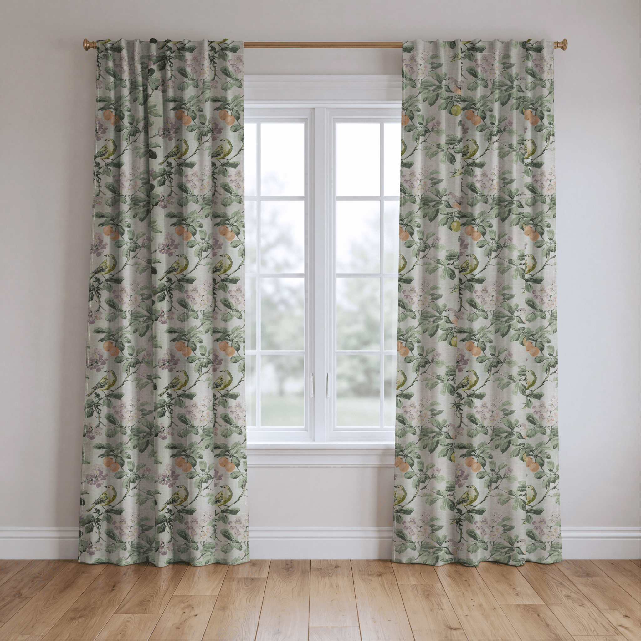 Gentle Songbird - Drapery - Benton Lane Home - Lemon Park