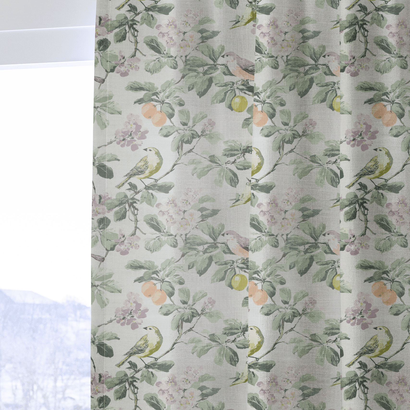 Gentle Songbird - Drapery - Benton Lane Home - Lemon Park