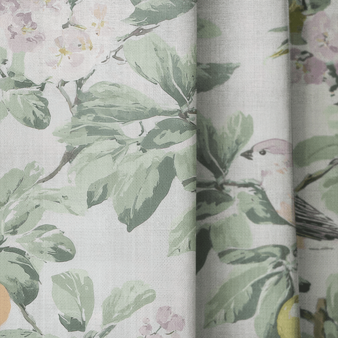 Gentle Songbird - Drapery - Benton Lane Home - Lemon Park