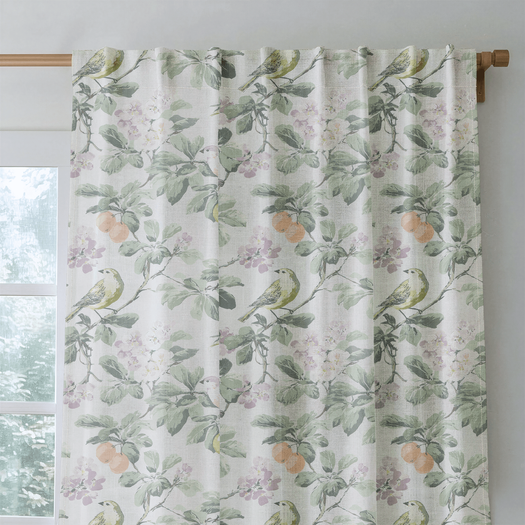 Gentle Songbird - Drapery - Benton Lane Home - Lemon Park