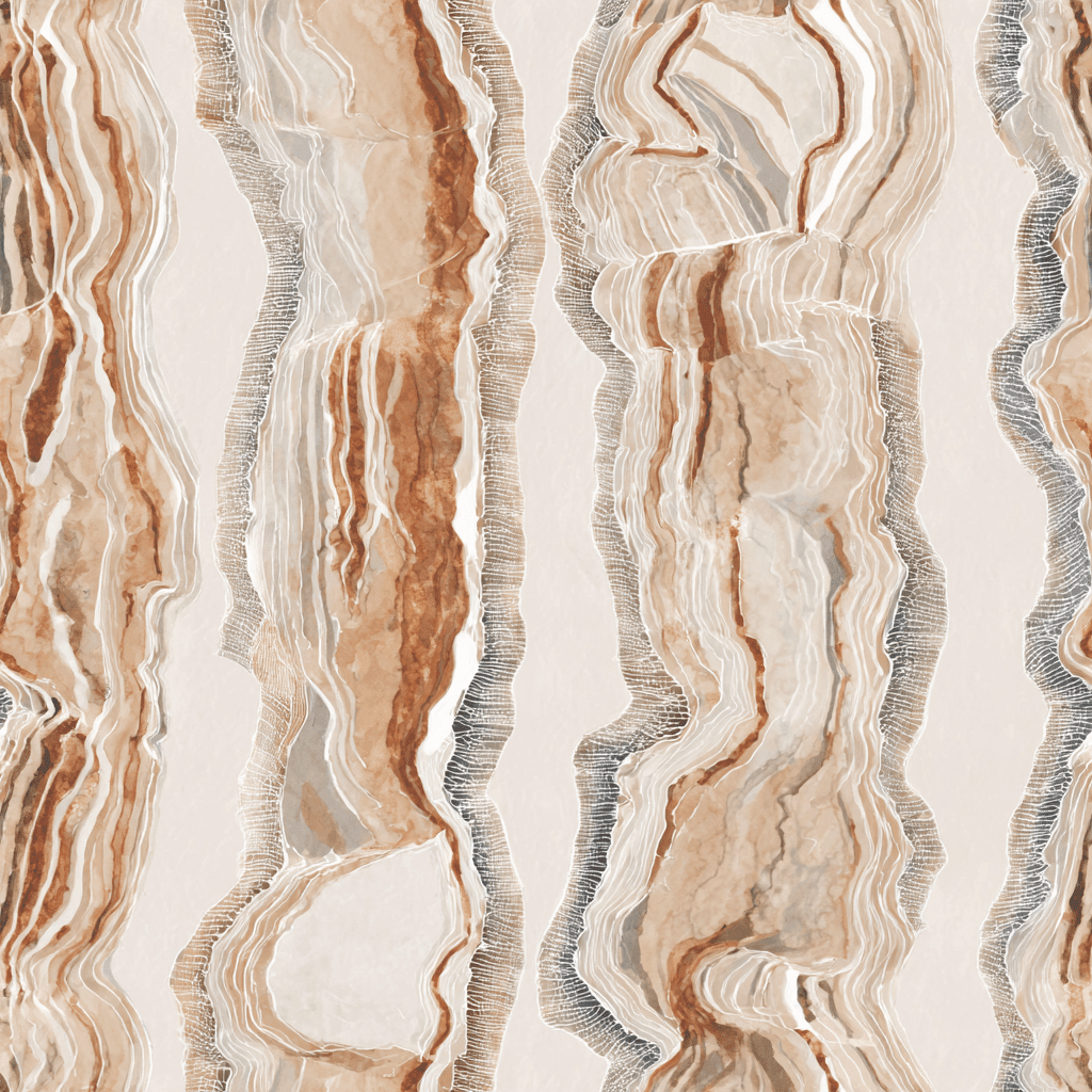 Geo Stripes Wallpaper - Painted Paper
