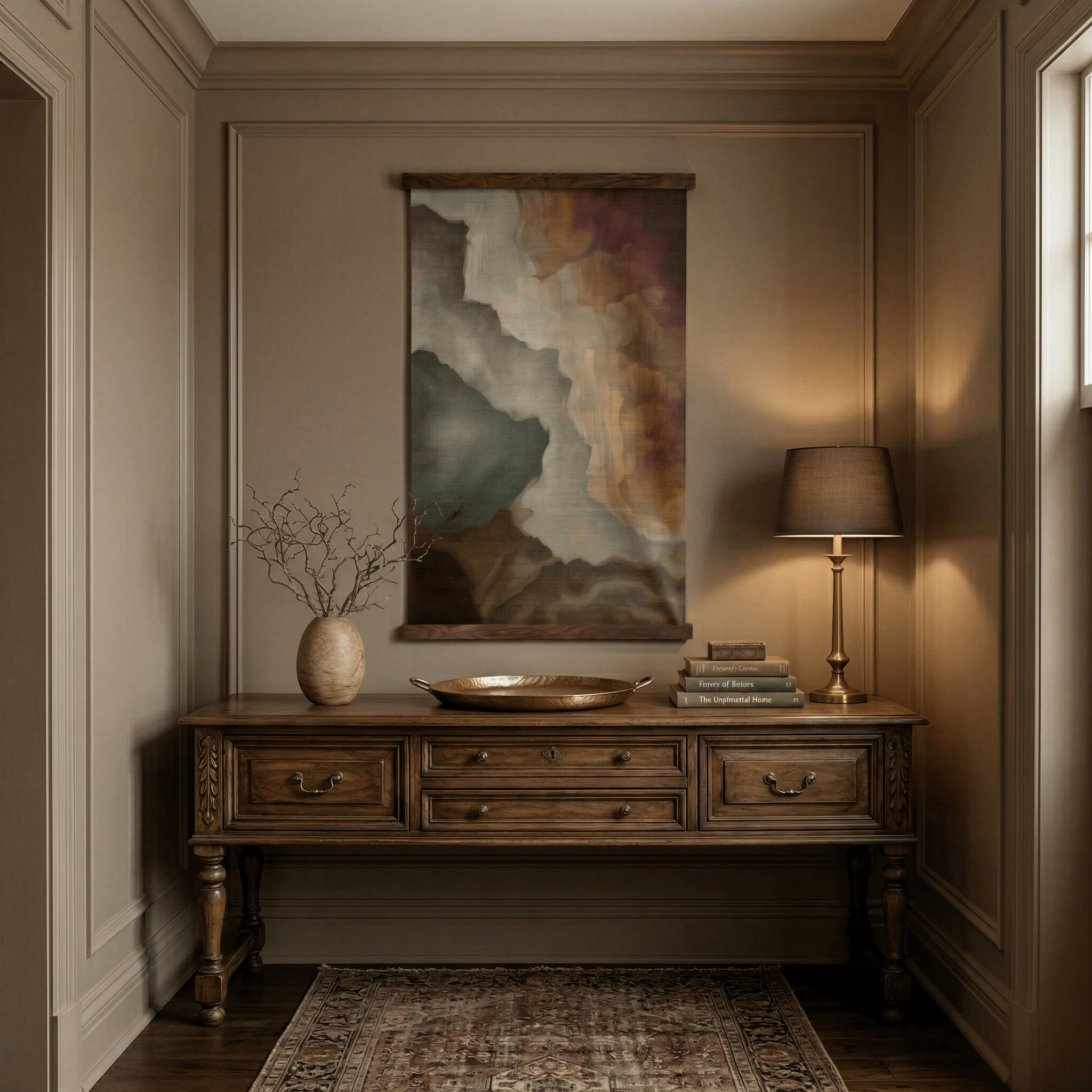 Geode Study - Tapestry - Benton Lane Home - Painted Paper