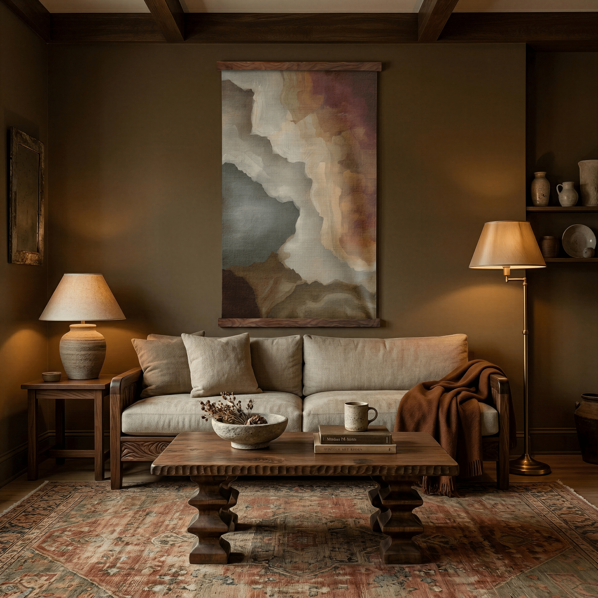 Geode Study - Tapestry - Benton Lane Home - Painted Paper