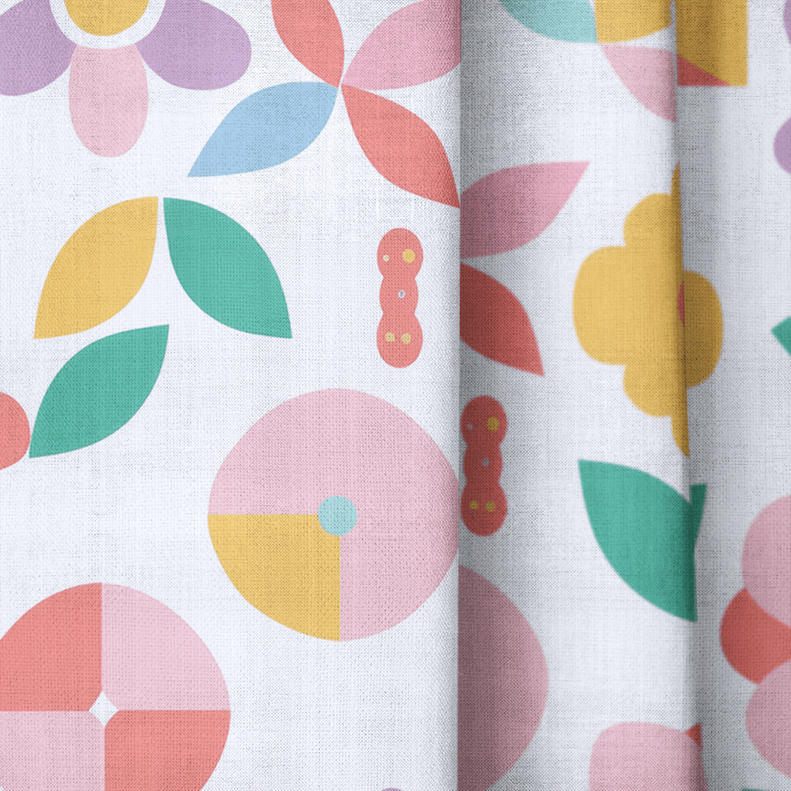 Geoflora - Drapery - Benton Lane Home - Lemon Park