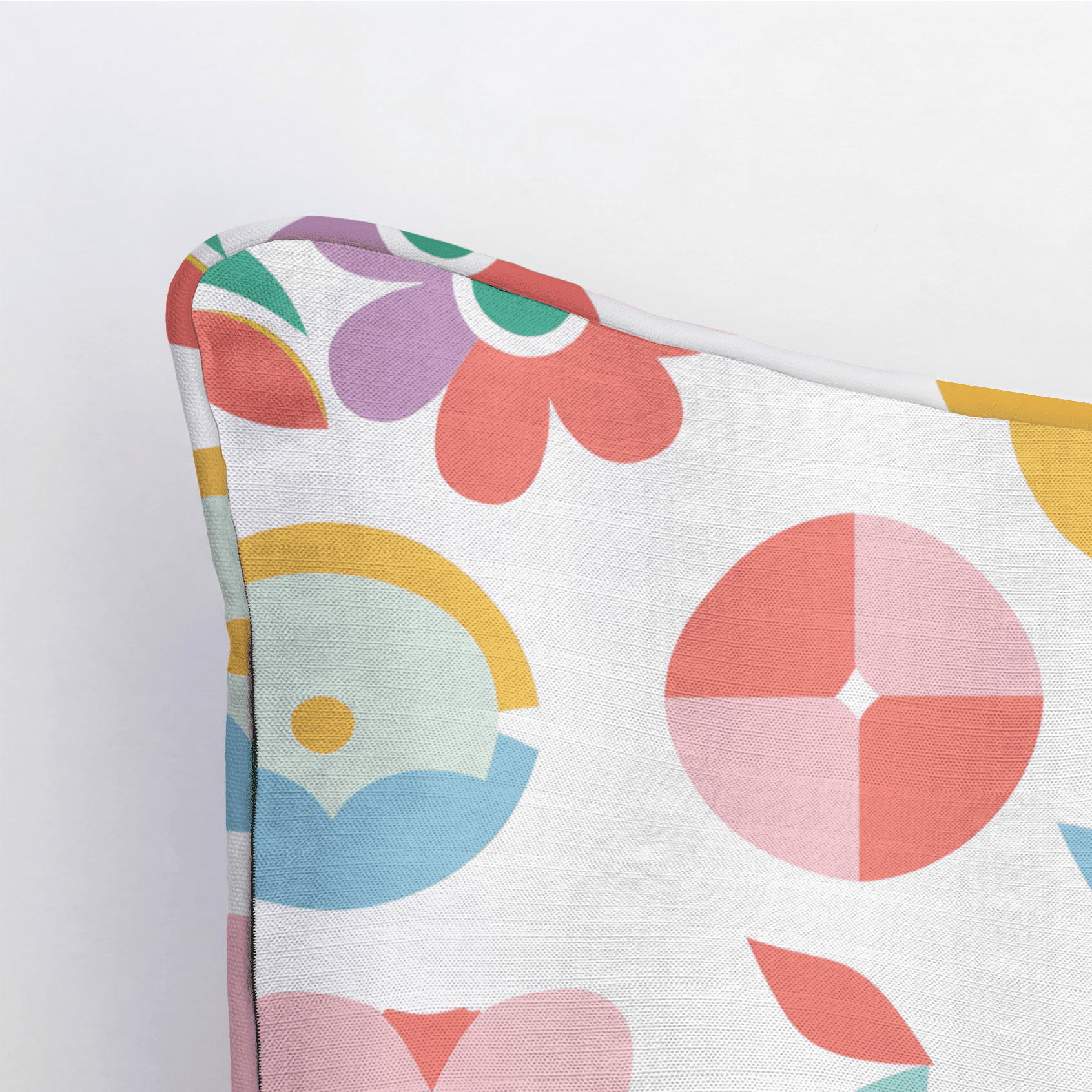 Geoflora Throw Pillow - Benton Lane Home - Lemon Park