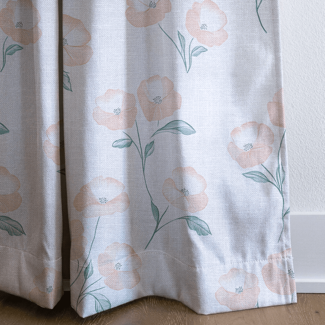 Georgia Peach - Drapery - Benton Lane Home - Lemon Park
