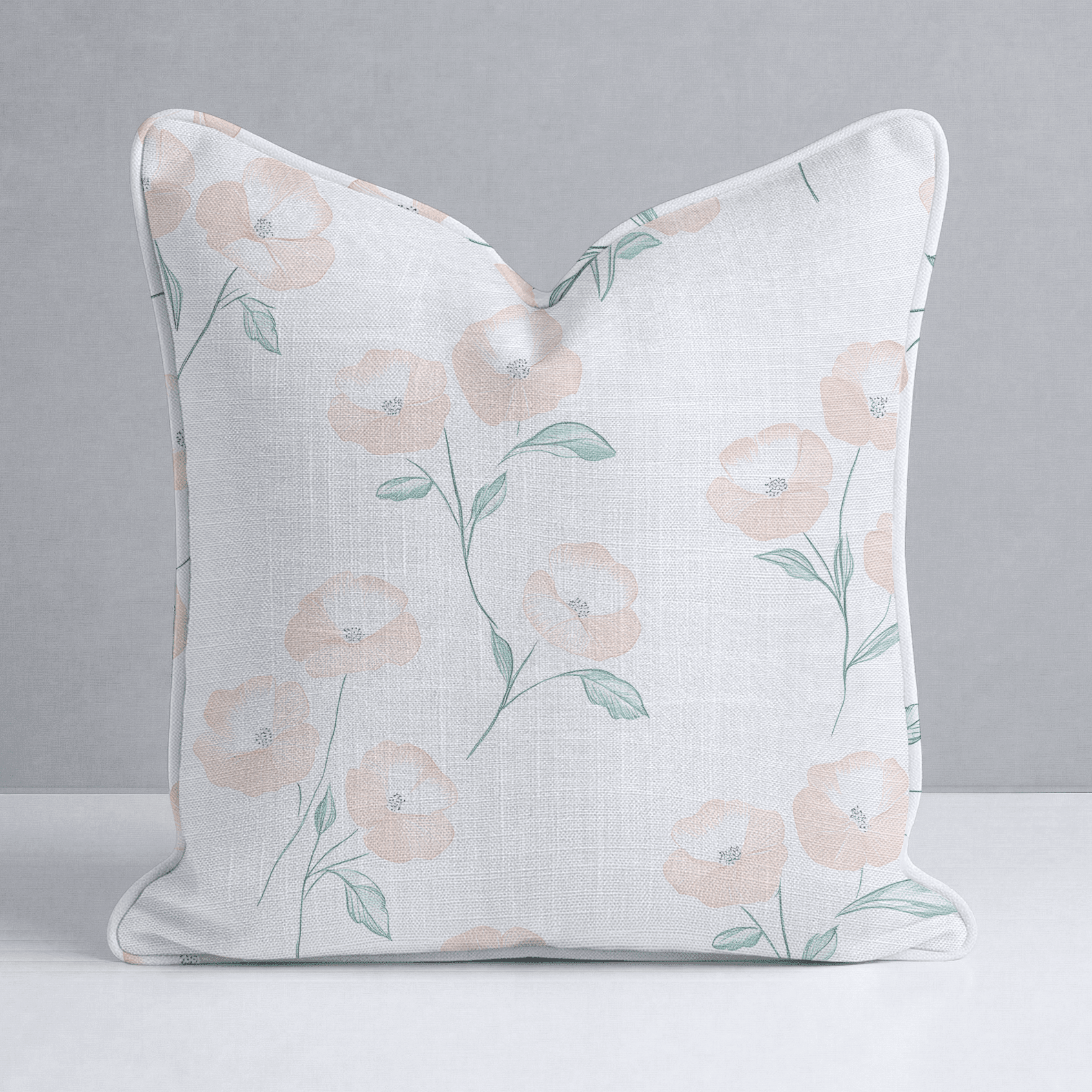 Georgia Peach Throw Pillow - Benton Lane Home - Lemon Park