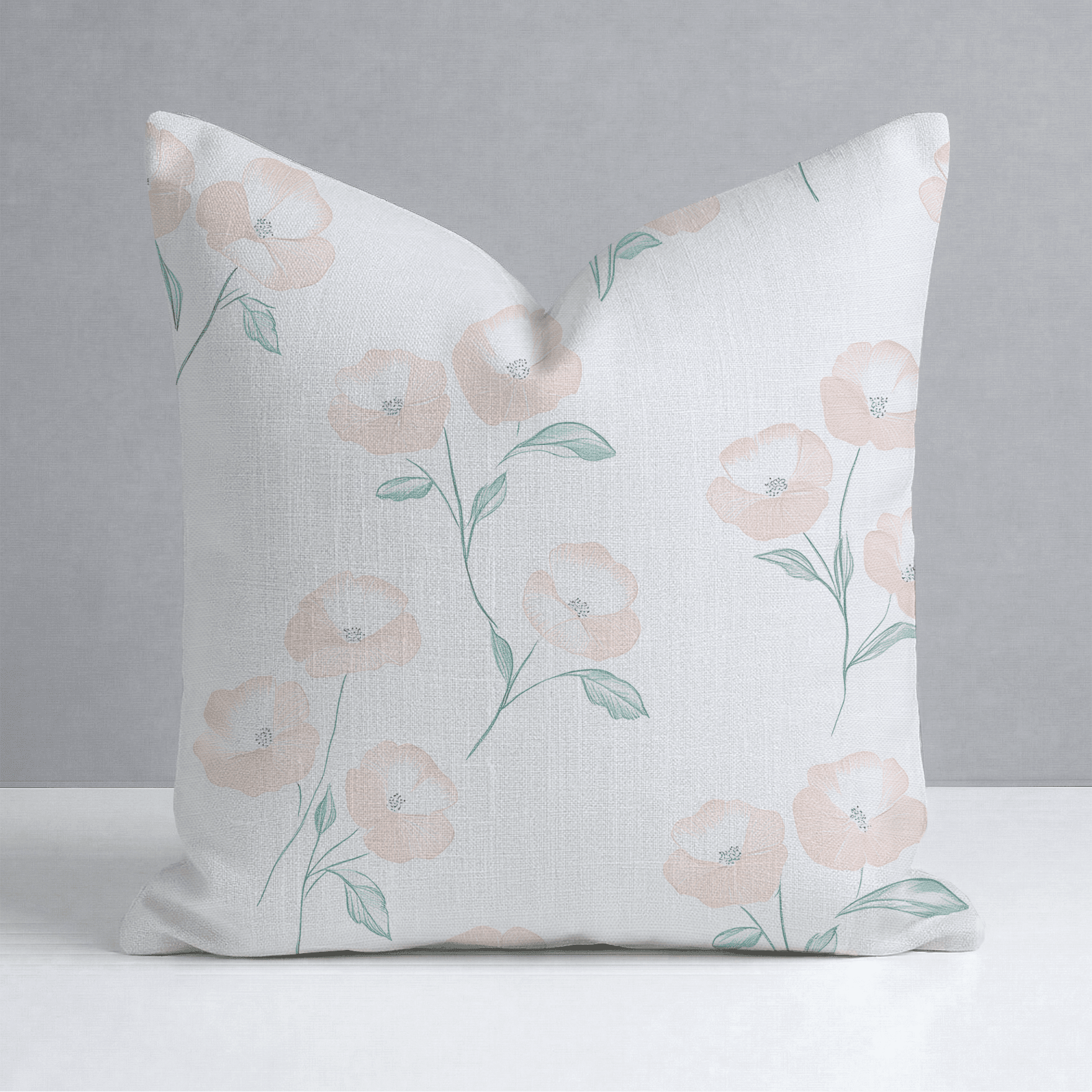 Georgia Peach Throw Pillow - Benton Lane Home - Lemon Park
