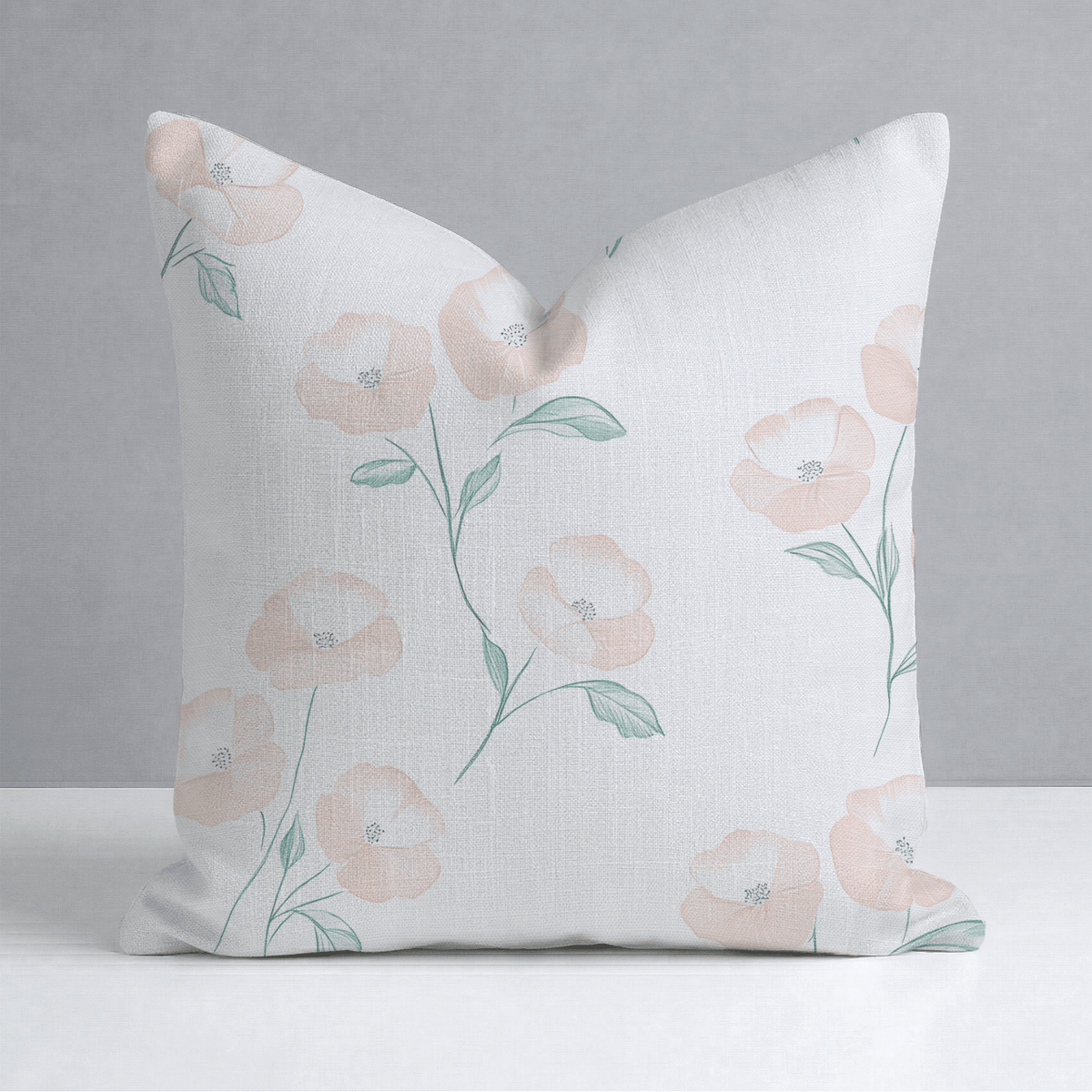 Georgia Peach Throw Pillow - Lemon Park