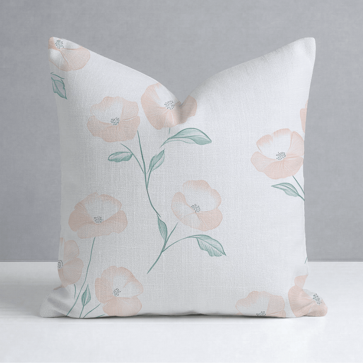 Georgia Peach Throw Pillow - Lemon Park