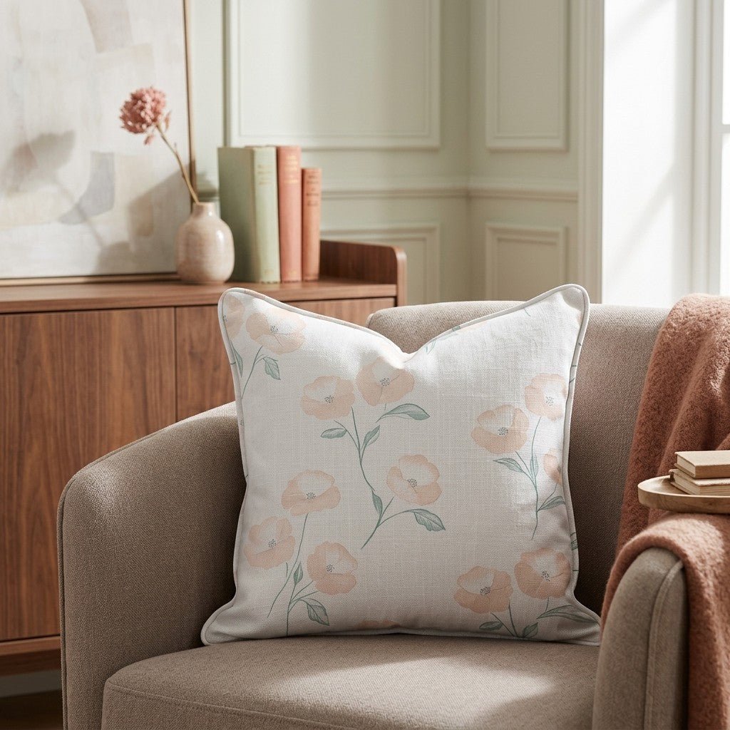 Georgia Peach Throw Pillow - Benton Lane Home - Lemon Park