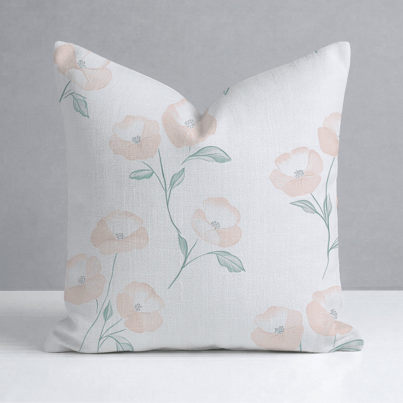 Georgia Peach Throw Pillow - Benton Lane Home - Lemon Park