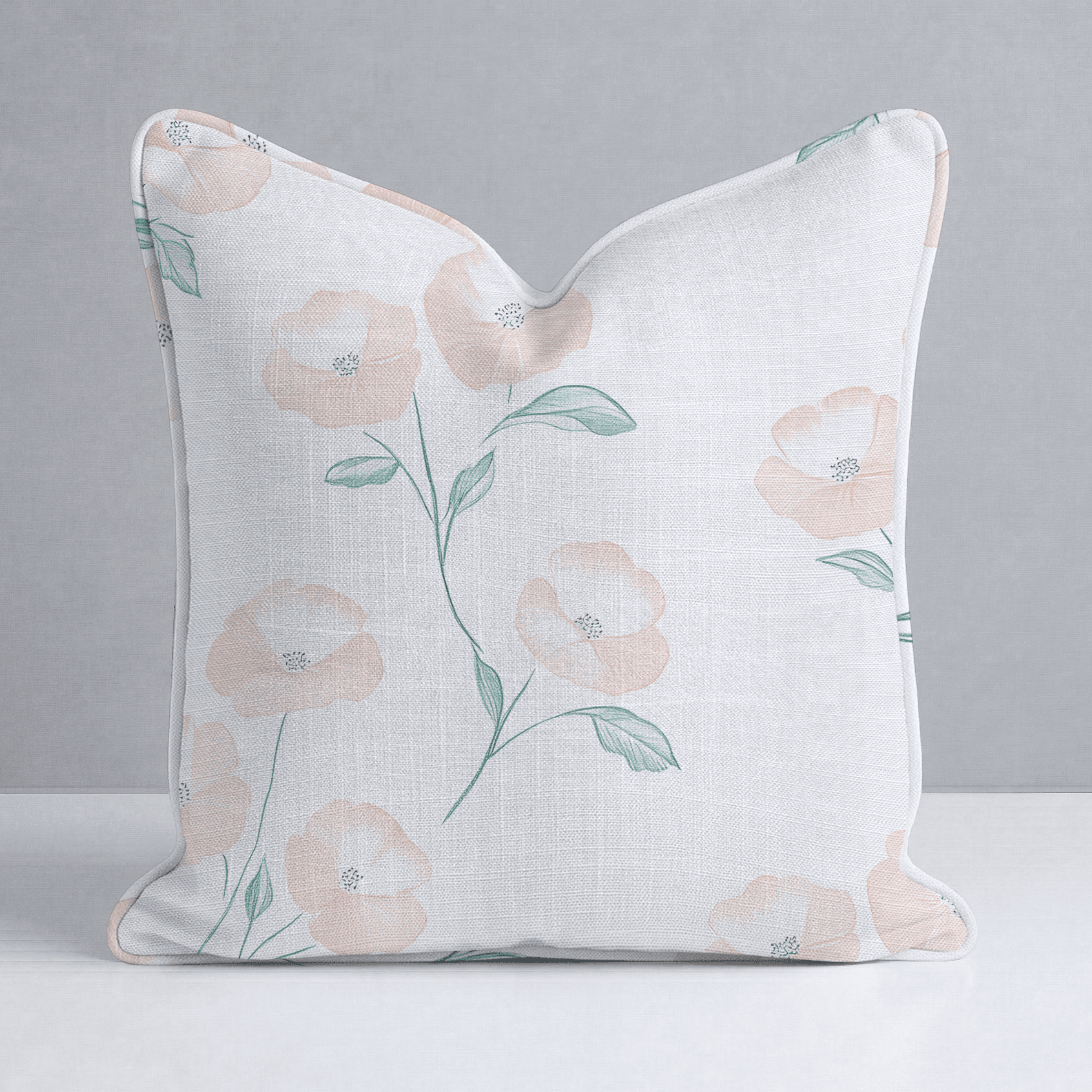 Georgia Peach Throw Pillow - Benton Lane Home - Lemon Park
