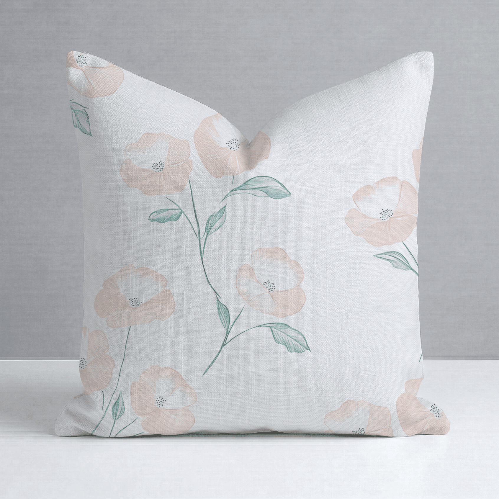 Georgia Peach Throw Pillow - Benton Lane Home - Lemon Park