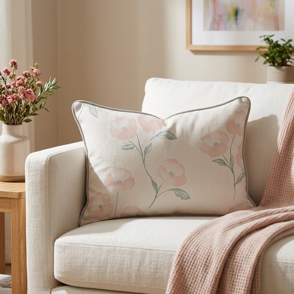 Georgia Peach Throw Pillow - Benton Lane Home - Lemon Park