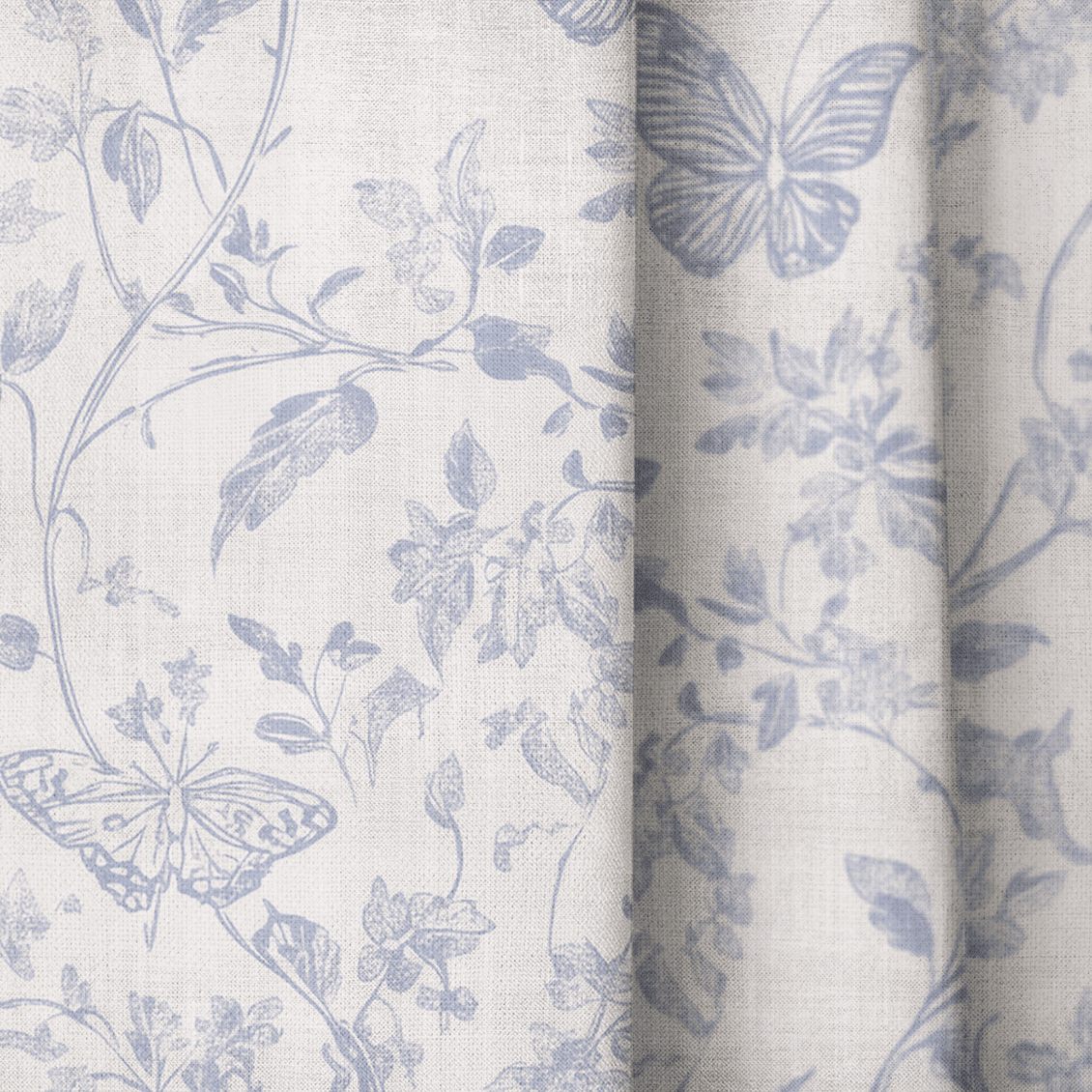 Germantown Blue - Drapery - Benton Lane Home - Lemon Park