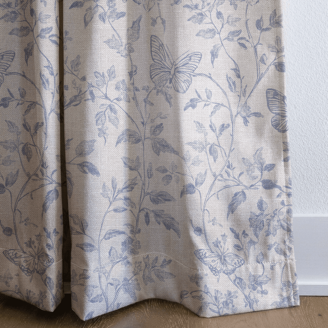 Germantown Blue - Drapery - Benton Lane Home - Lemon Park