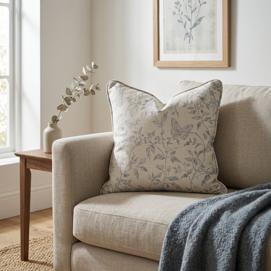 Germantown Blue Throw Pillow - Lemon Park