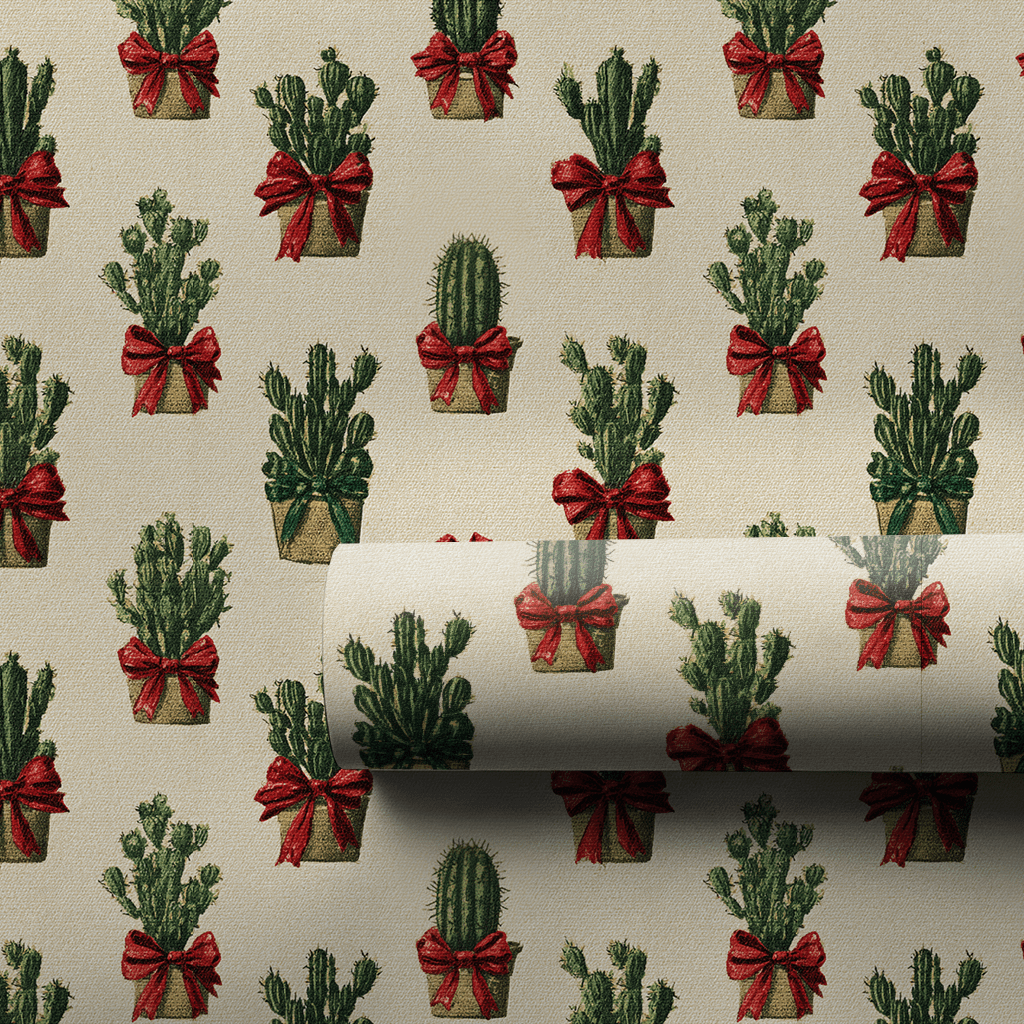 Gift of the Cacti Wrapping Paper - Benton Lane Home - Anthem Classic