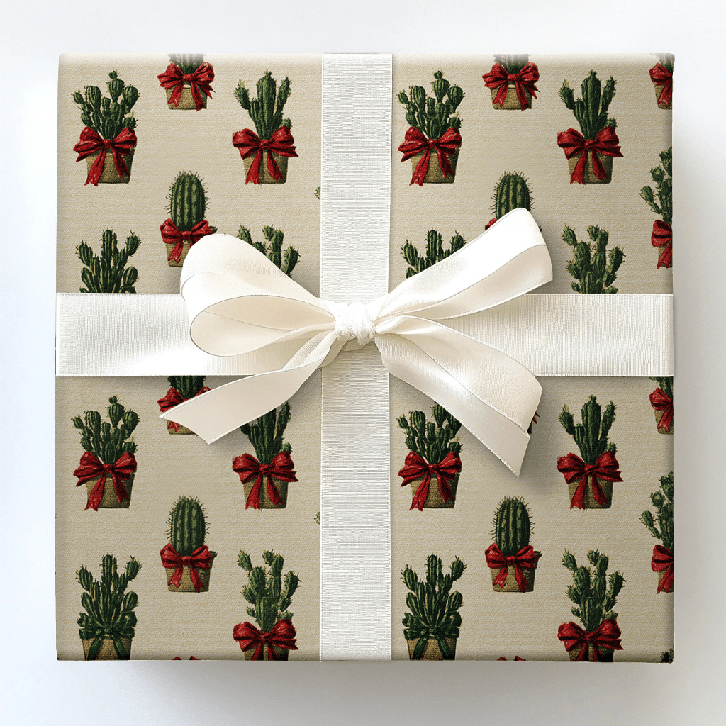 Gift of the Cacti Wrapping Paper - Benton Lane Home - Anthem Classic