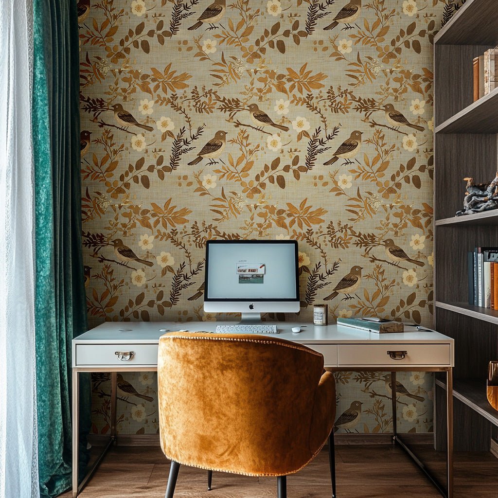 Gilded Birch Wallpaper - Benton Lane Home - Painted Paper