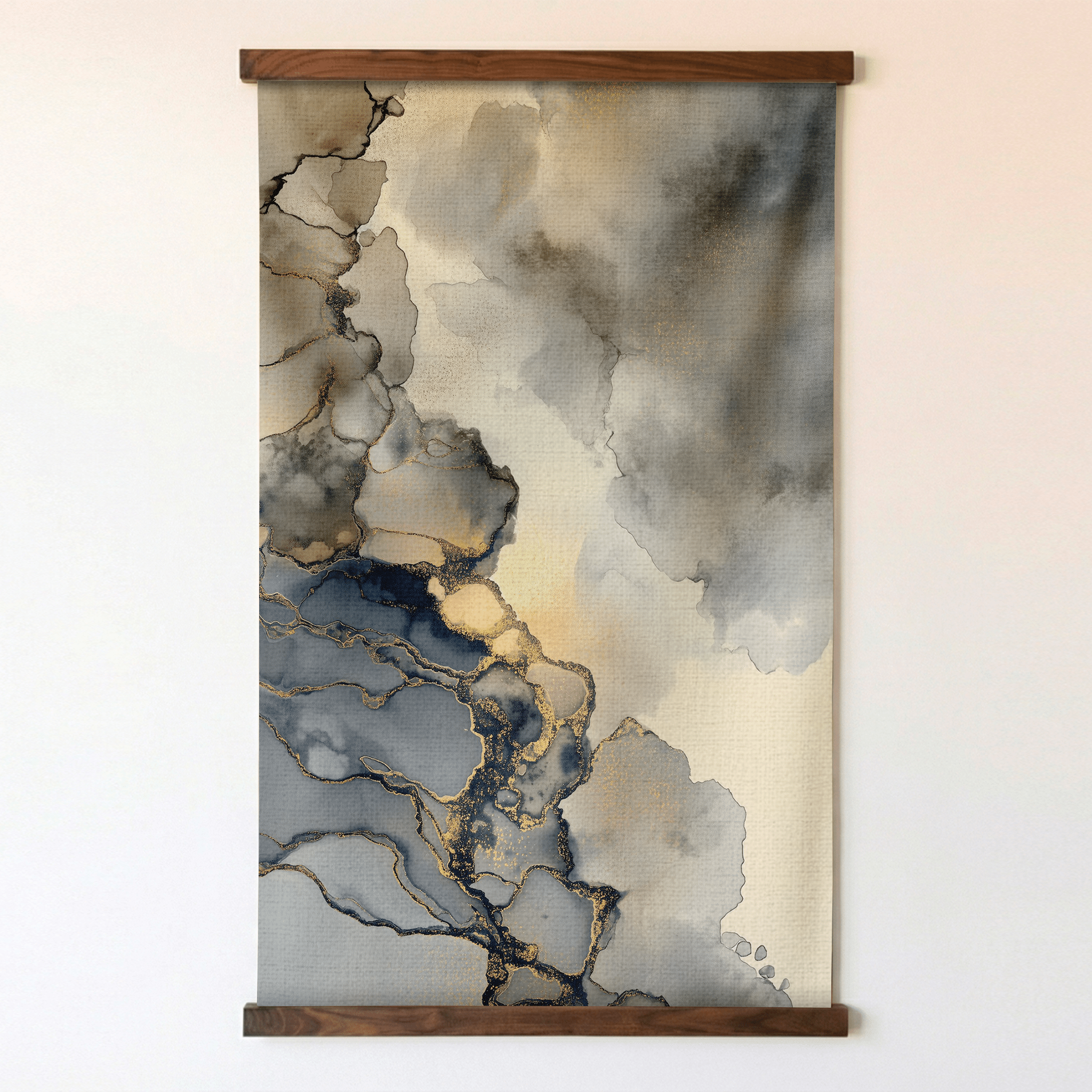 Gilded Current - Tapestry - Benton Lane Home - Painted Paper