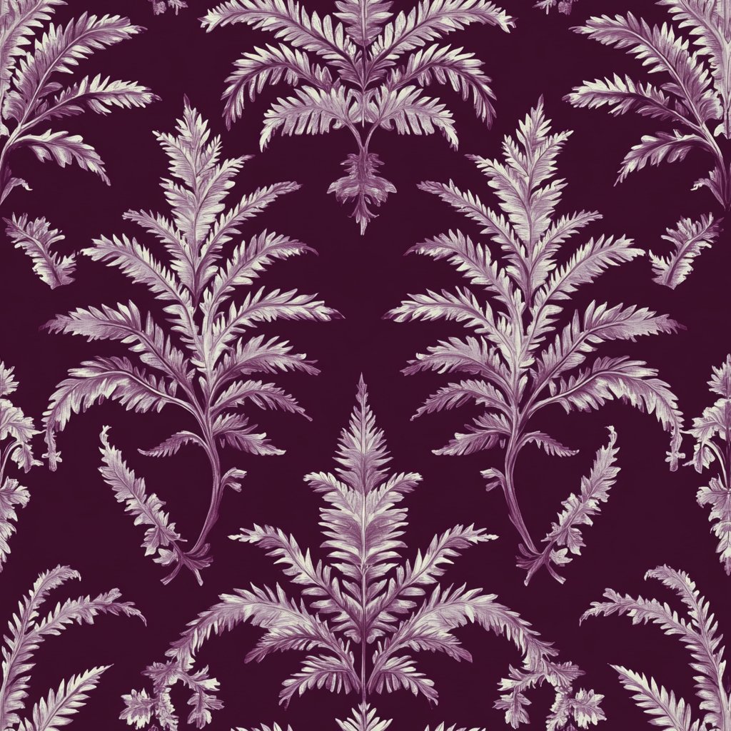 Gilded Ferns Wallpaper - Benton Lane Home - Painted Paper