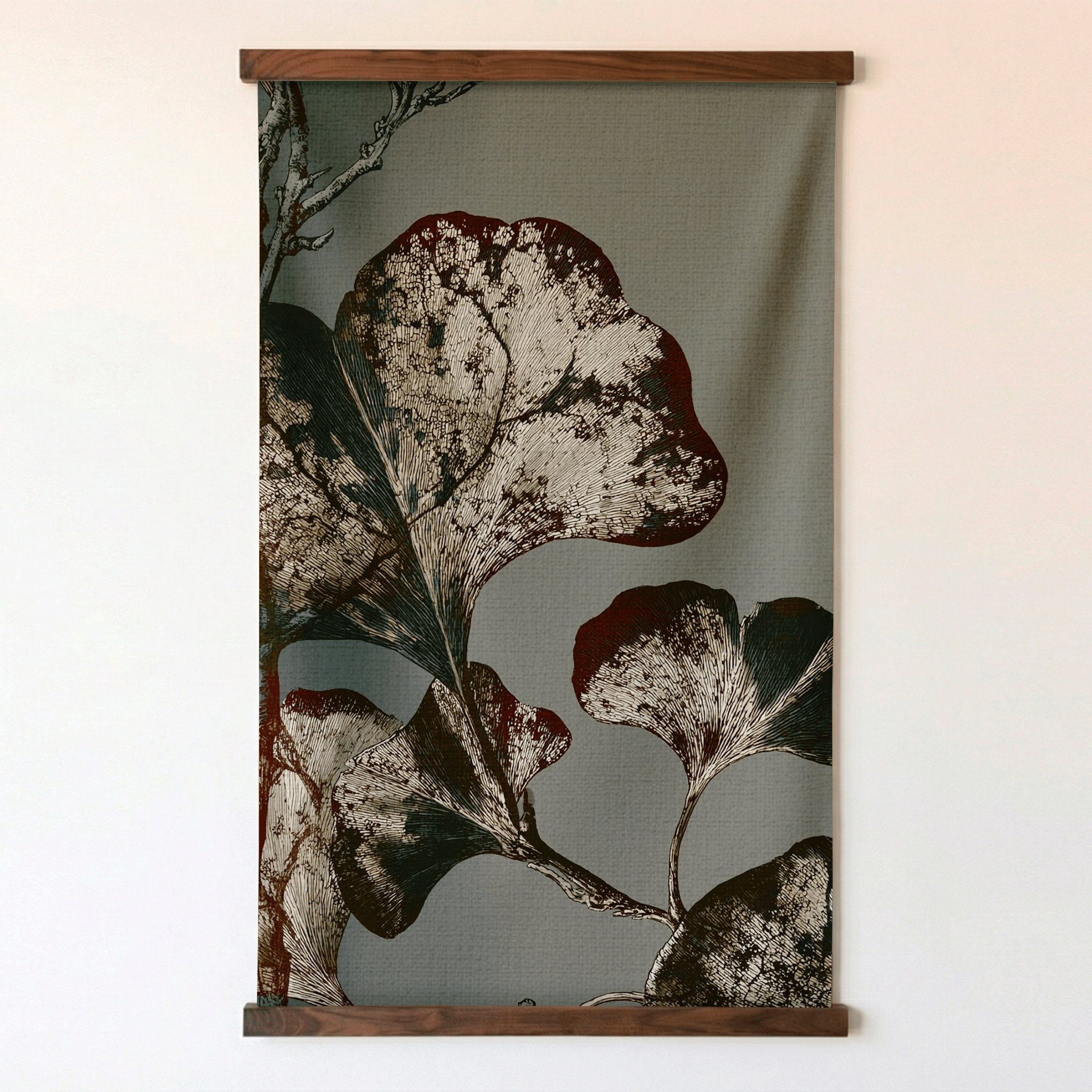 Gilded Ginkgo - Tapestry - Benton Lane Home - Painted Paper