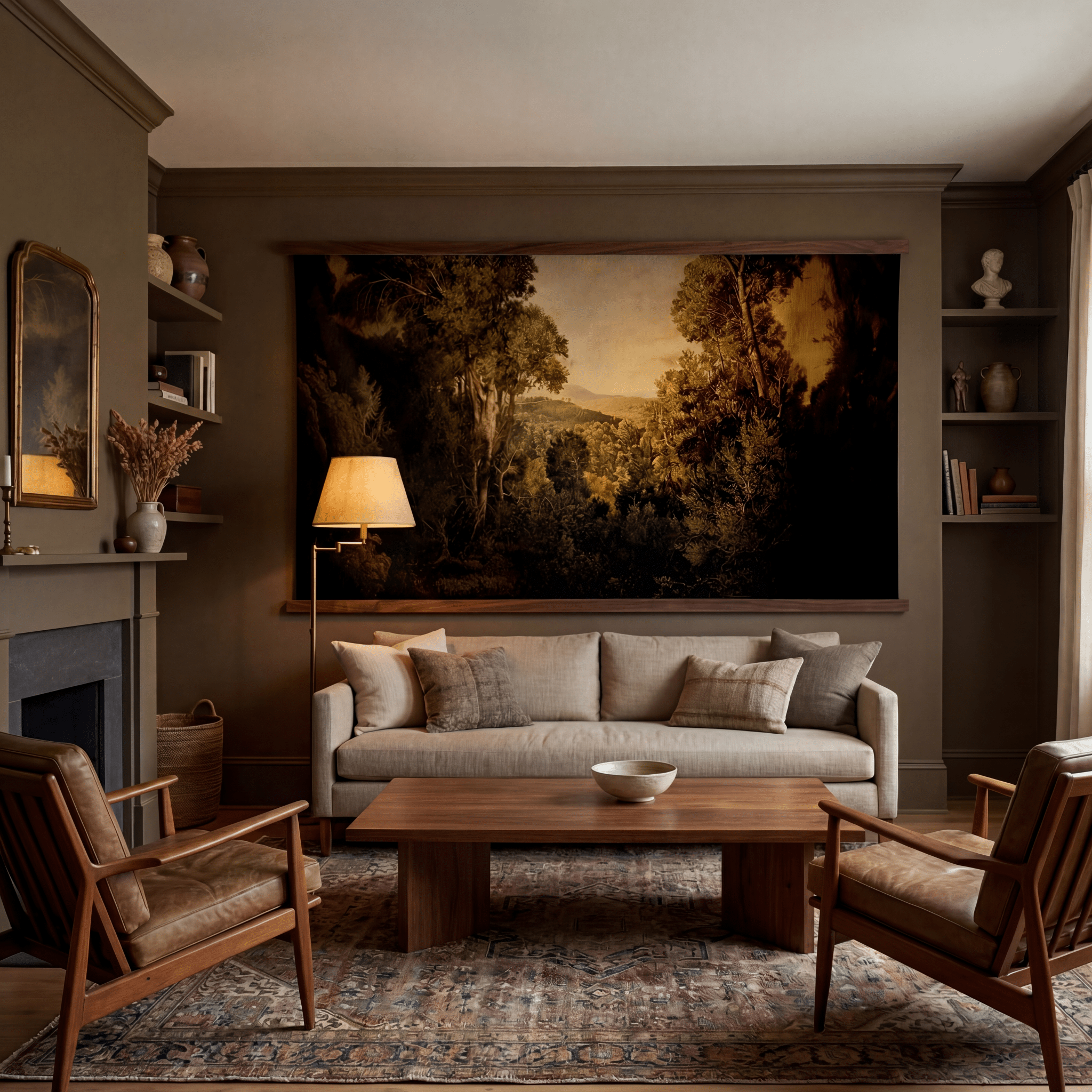 Gilded Light - Tapestry - Benton Lane Home - Painted Paper