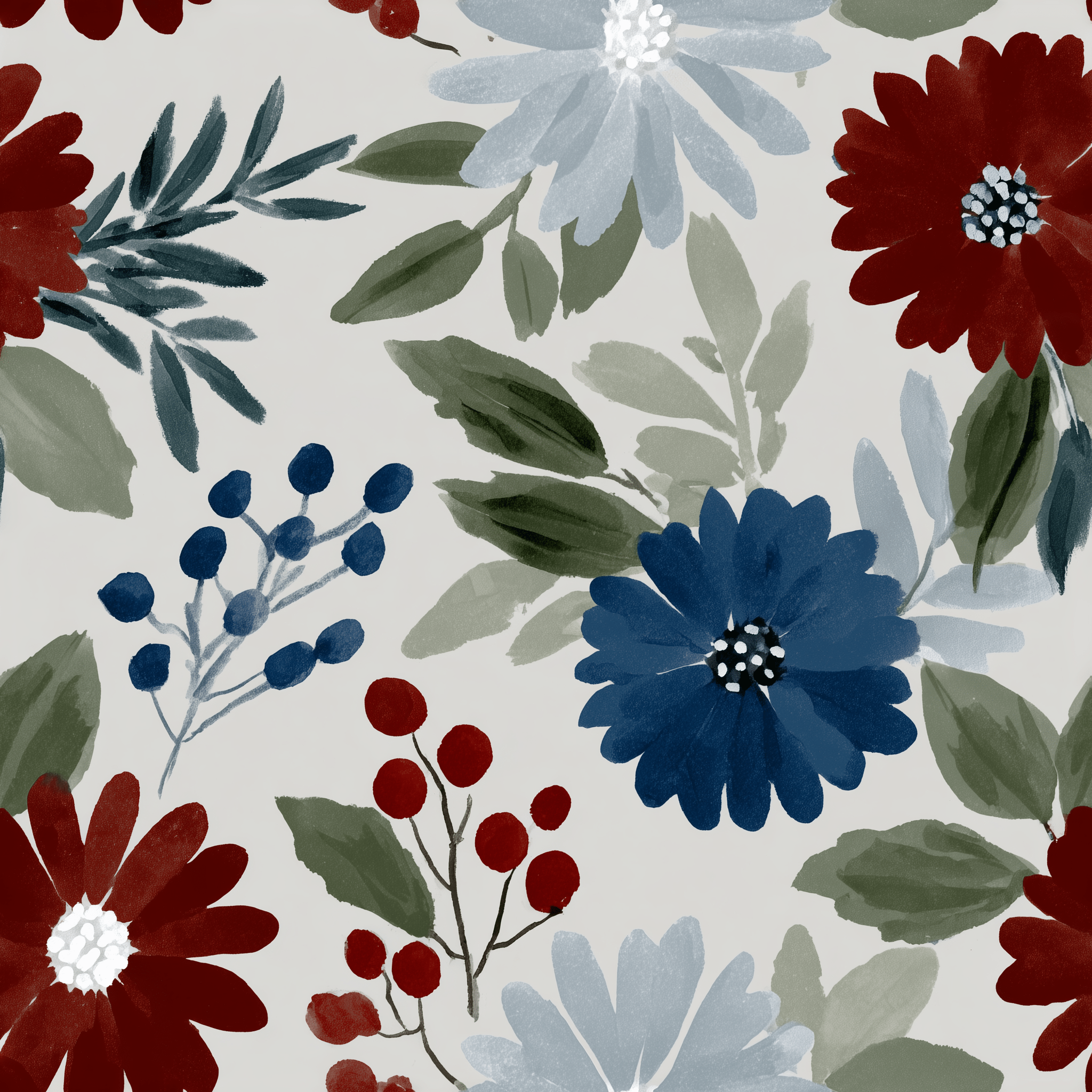 Gilded Petals Wallpaper - Benton Lane Home - Painted Paper